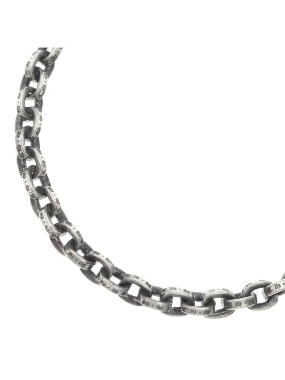 Chrome Hearts Paper Chain 18 Necklace Silver
